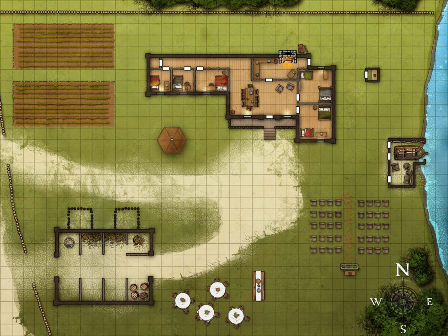 Paddlefoot Farm Karte